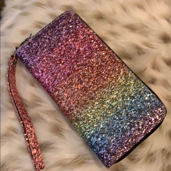 🌈🌈Rainbow glitter ✨ Wallets 🌈🌈 - Picture 1 of 4